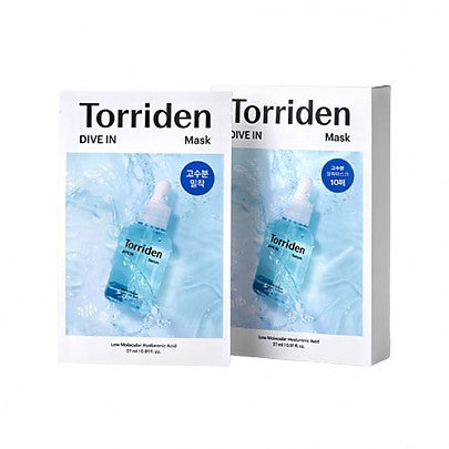 Torriden Dive-In Low Molecule Hyaluronic Acid Mask Pack [10Ea]