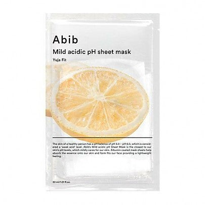 Abib [1Ea] Mild Acidic Ph Sheet Mask_Yuja Fit